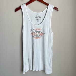 Vintage Polo Jeans 67 Ralph Lauren Women's‎ Size Large White Tank Top